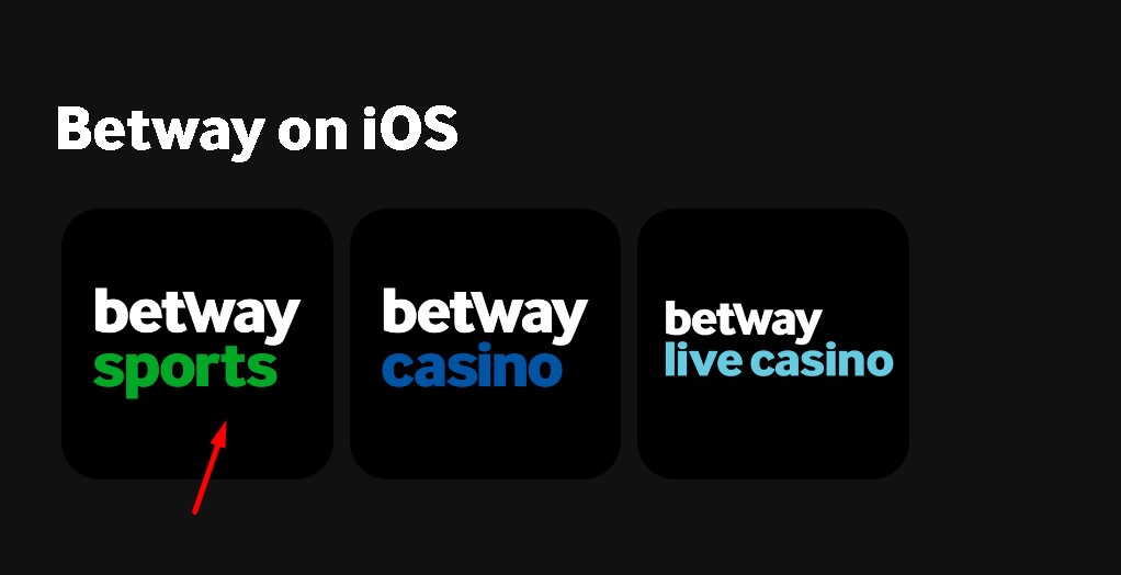 Betway iOS app