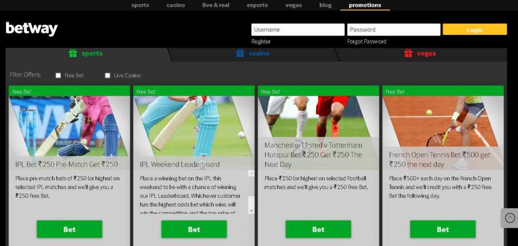 betway free code